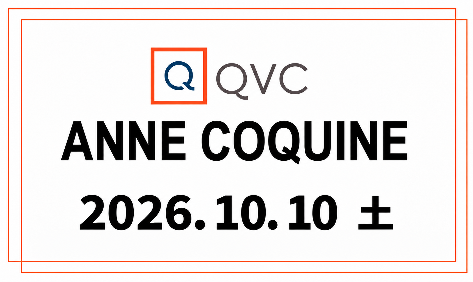 QVCアンコキーヌ 2026年10月10日(土)オンエア商品(品番・URL)